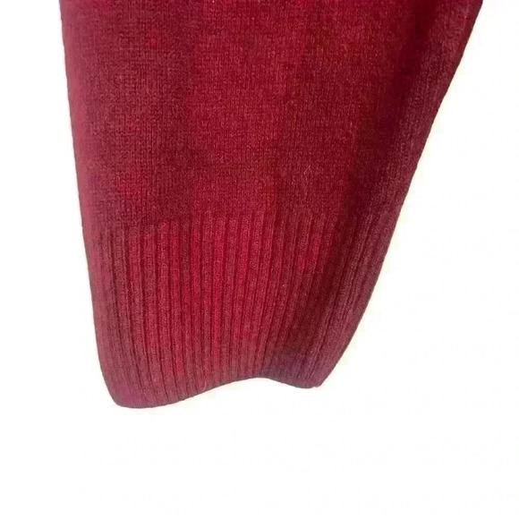Tricots St‎ Raphael Mens Sweater XL Maroon Pullover V-Neck - Picture 4 of 9